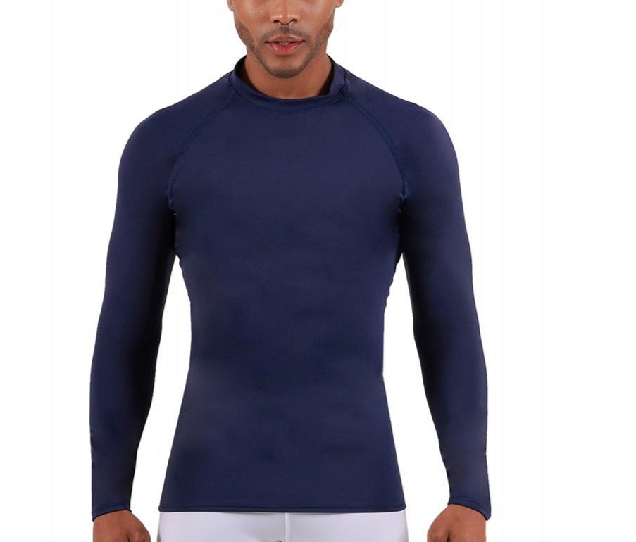 Insta Slim I.S.Pro USA Big & Tall Activewear Medium-Compression Raglan Long Sleeve T-Shirt W/Top Stitch - 2MAT010BT by InstantFigure - InstaSlim - InstantRecoveryMD