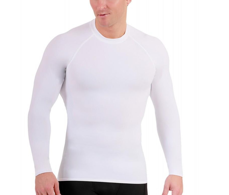 Insta Slim I.S.Pro USA Big & Tall Activewear Medium-Compression Raglan Long Sleeve T-Shirt W/Top Stitch - 2MAT010BT by InstantFigure - InstaSlim - InstantRecoveryMD