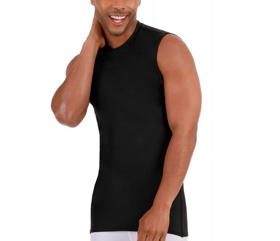 Insta Slim I.S.Pro USA Medium Compression Sleeveless High Crew Neck Shirt - 2MAT018 by InstantFigure - InstaSlim - InstantRecoveryMD