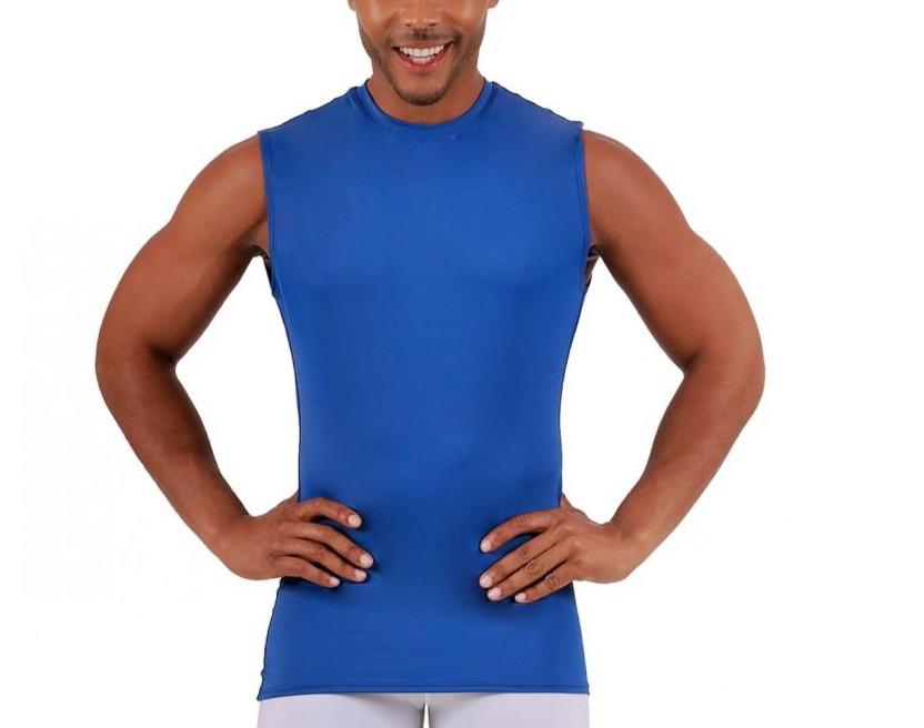 Insta Slim I.S.Pro USA Medium Compression Sleeveless High Crew Neck Shirt - 2MAT018 by InstantFigure - InstaSlim - InstantRecoveryMD