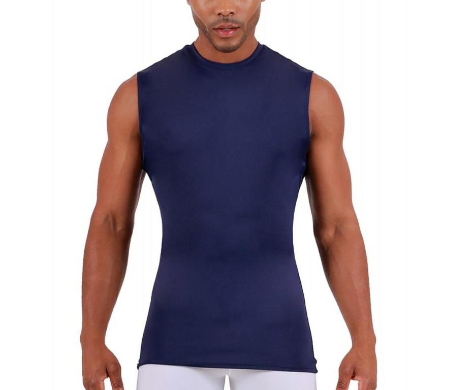 Insta Slim I.S.Pro USA Medium Compression Sleeveless High Crew Neck Shirt - 2MAT018 by InstantFigure - InstaSlim - InstantRecoveryMD