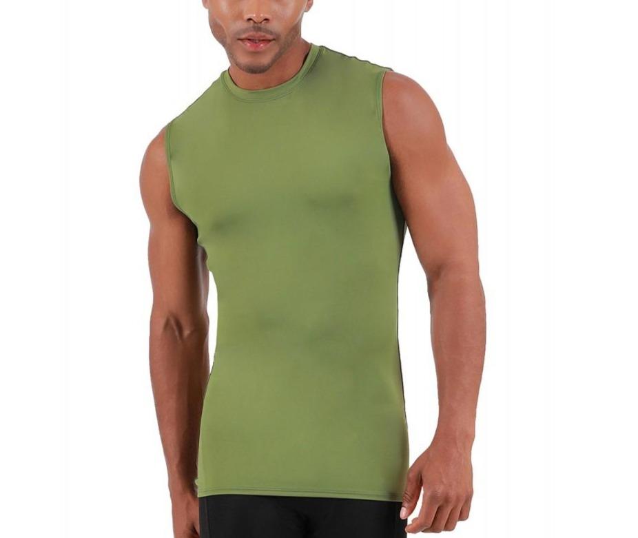 Insta Slim I.S.Pro USA Medium Compression Sleeveless High Crew Neck Shirt - 2MAT018 by InstantFigure - InstaSlim - InstantRecoveryMD