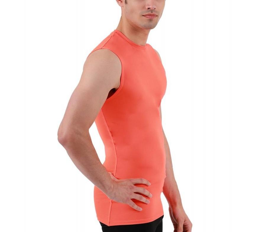 Insta Slim I.S.Pro USA Medium Compression Sleeveless High Crew Neck Shirt - 2MAT018 by InstantFigure - InstaSlim - InstantRecoveryMD