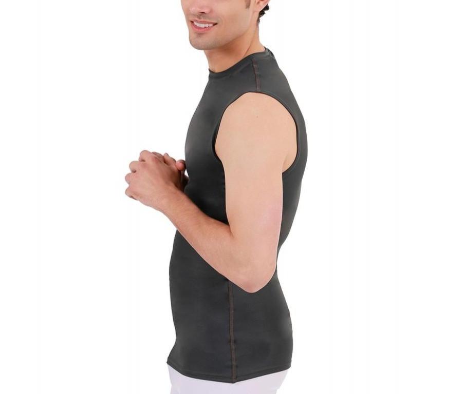 Insta Slim I.S.Pro USA Medium Compression Sleeveless High Crew Neck Shirt - 2MAT018 by InstantFigure - InstaSlim - InstantRecoveryMD