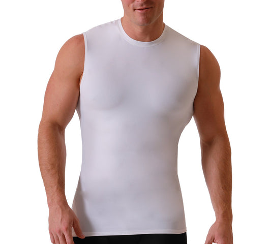 Insta Slim I.S.Pro USA Medium Compression Sleeveless High Crew Neck Shirt - 2MAT018 by InstantFigure - InstaSlim - InstantRecoveryMD