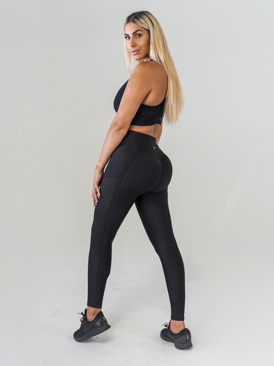 Pocket Leggings | CLASSIC BLACK by Obsession Shapewear