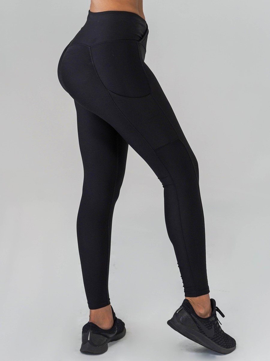 Pocket Leggings | CLASSIC BLACK by Obsession Shapewear