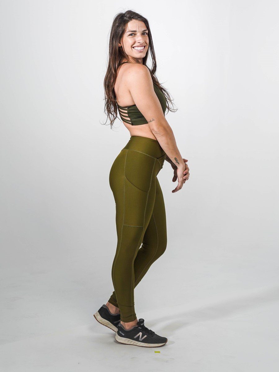 Pocket Leggings | OLIVE by Obsession Shapewear