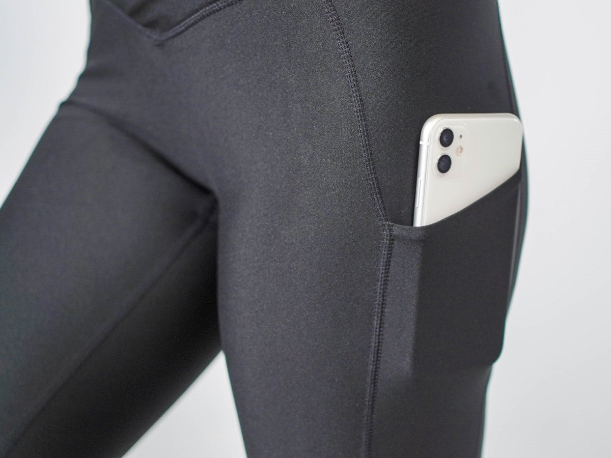 Pristine Pocket Capri Leggings | CLASSIC BLACK by Obsession Shapewear