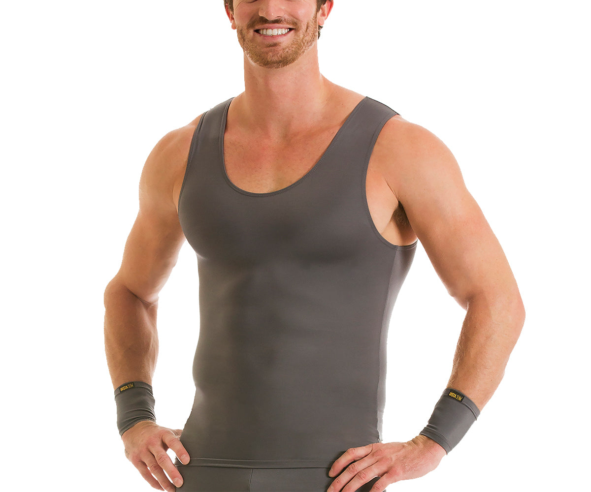 3-Pack Insta Slim I.S.Pro USA Activewear Compression Muscle Tank MA0003 by InstantFigure - InstaSlim - InstantRecoveryMD