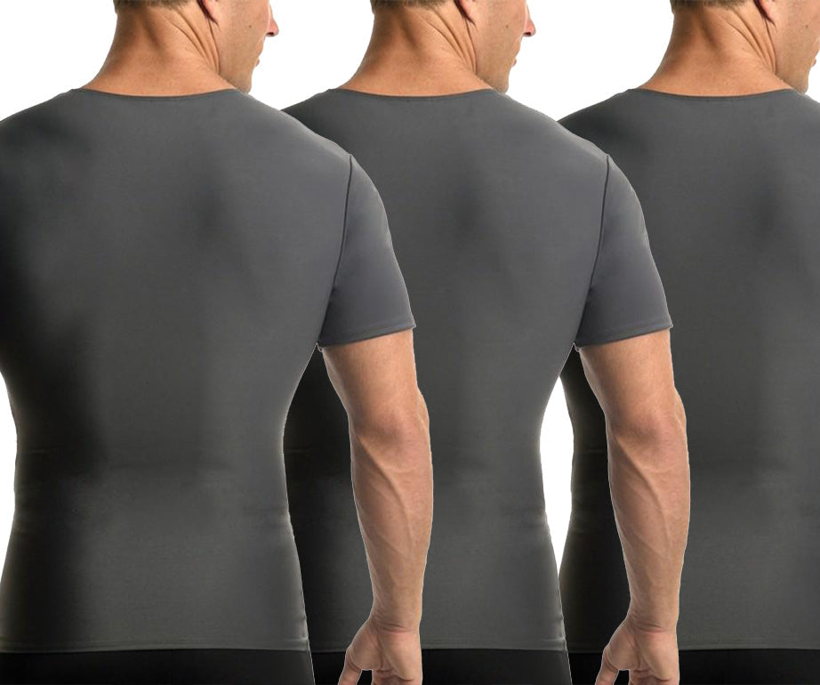 3-Pack Insta Slim I.S.Pro USA Activewear Compression V-Necks VA0003 by InstantFigure - InstaSlim - InstantRecoveryMD