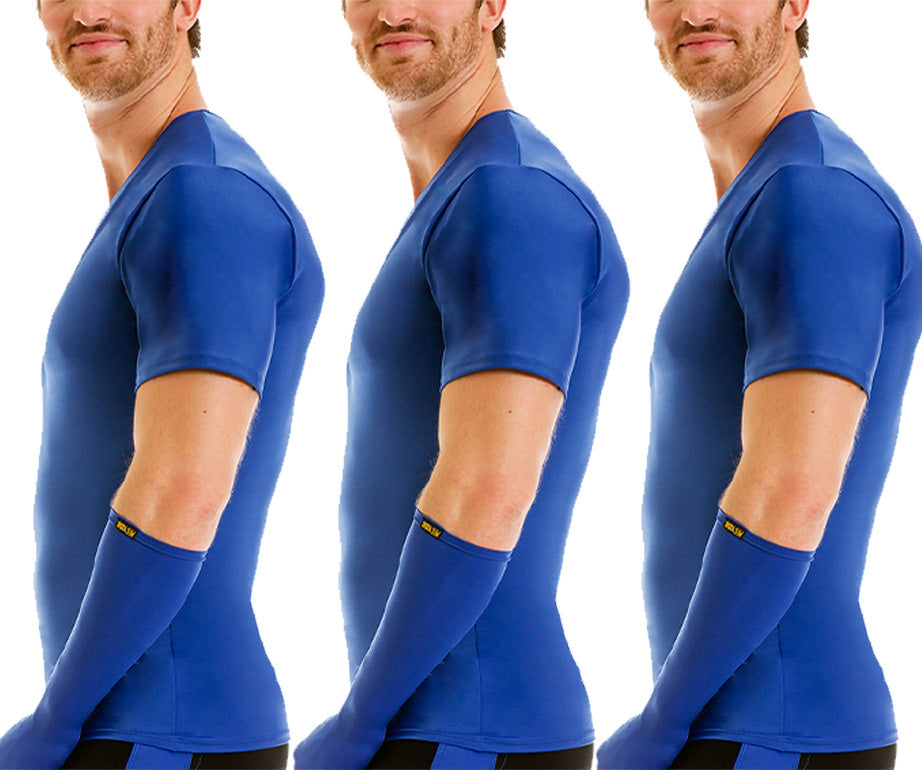 3-Pack Insta Slim I.S.Pro USA Activewear Compression V-Necks VA0003 by InstantFigure - InstaSlim - InstantRecoveryMD