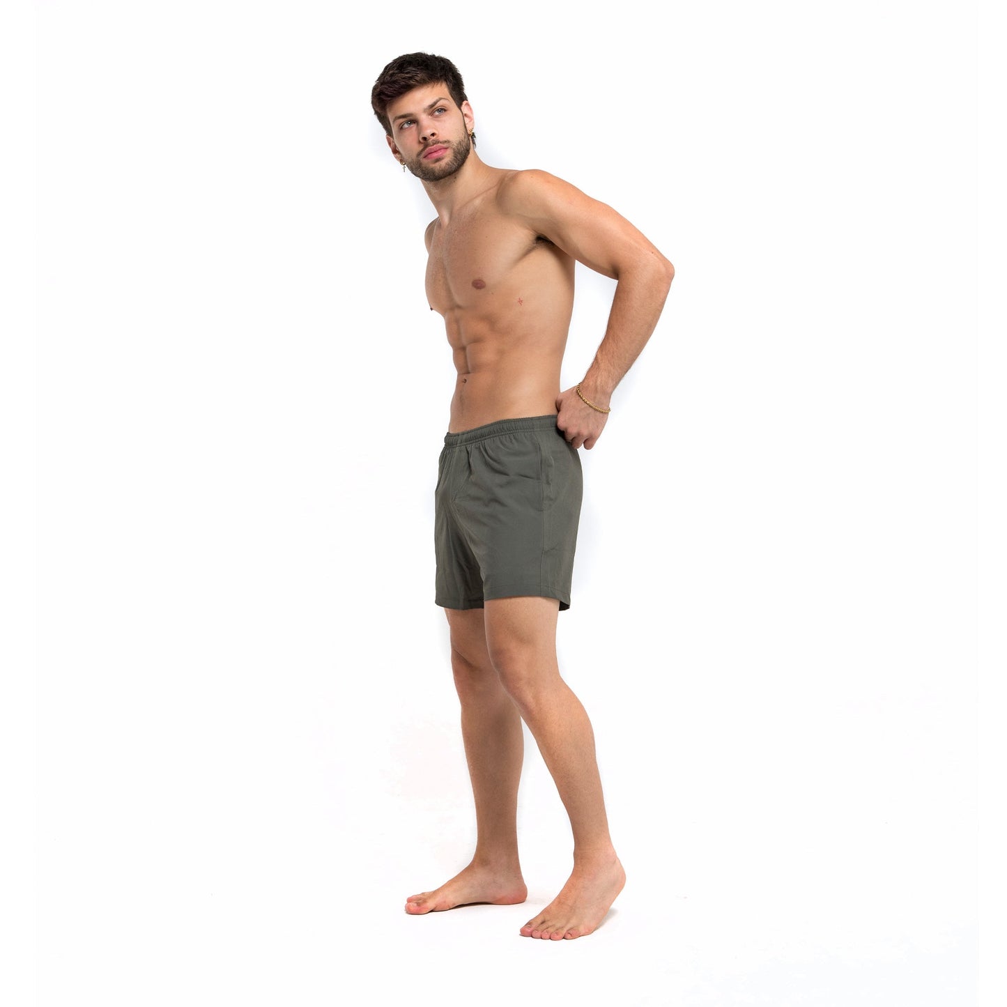 Performance Gym Short + Compression Liner - Green by Bermies