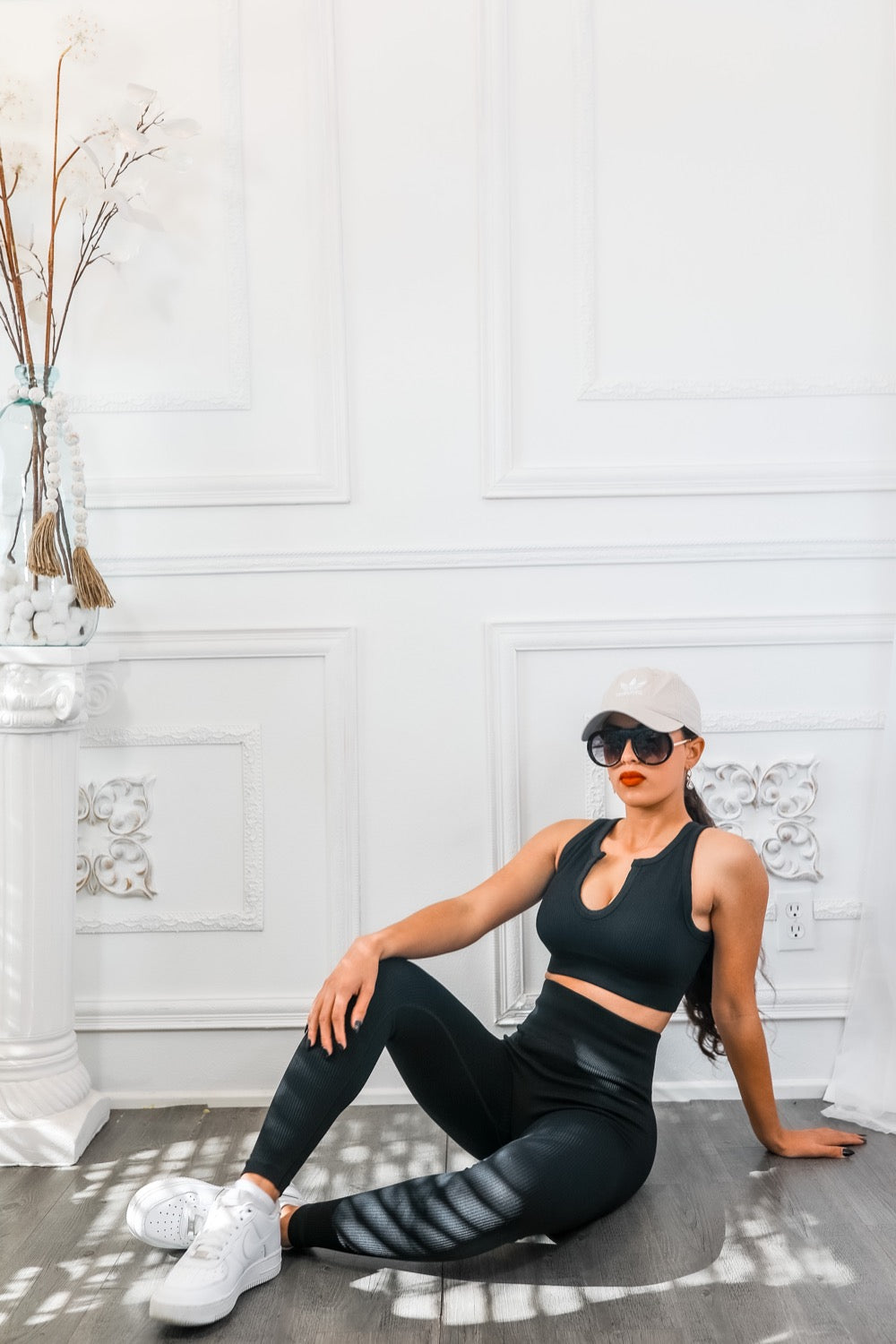 Next Level Ribbed Snatched Active Wear Pant Set by SURELYMINE