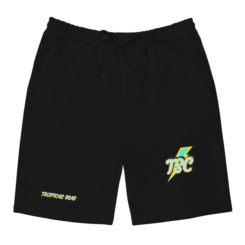 Men's Lightning Strike Fleece Shorts by Tropical Seas Clothing