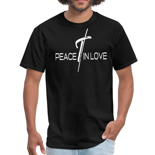 Men's T-shirt, Peace In Love  Graphic Tee by inQue.Style