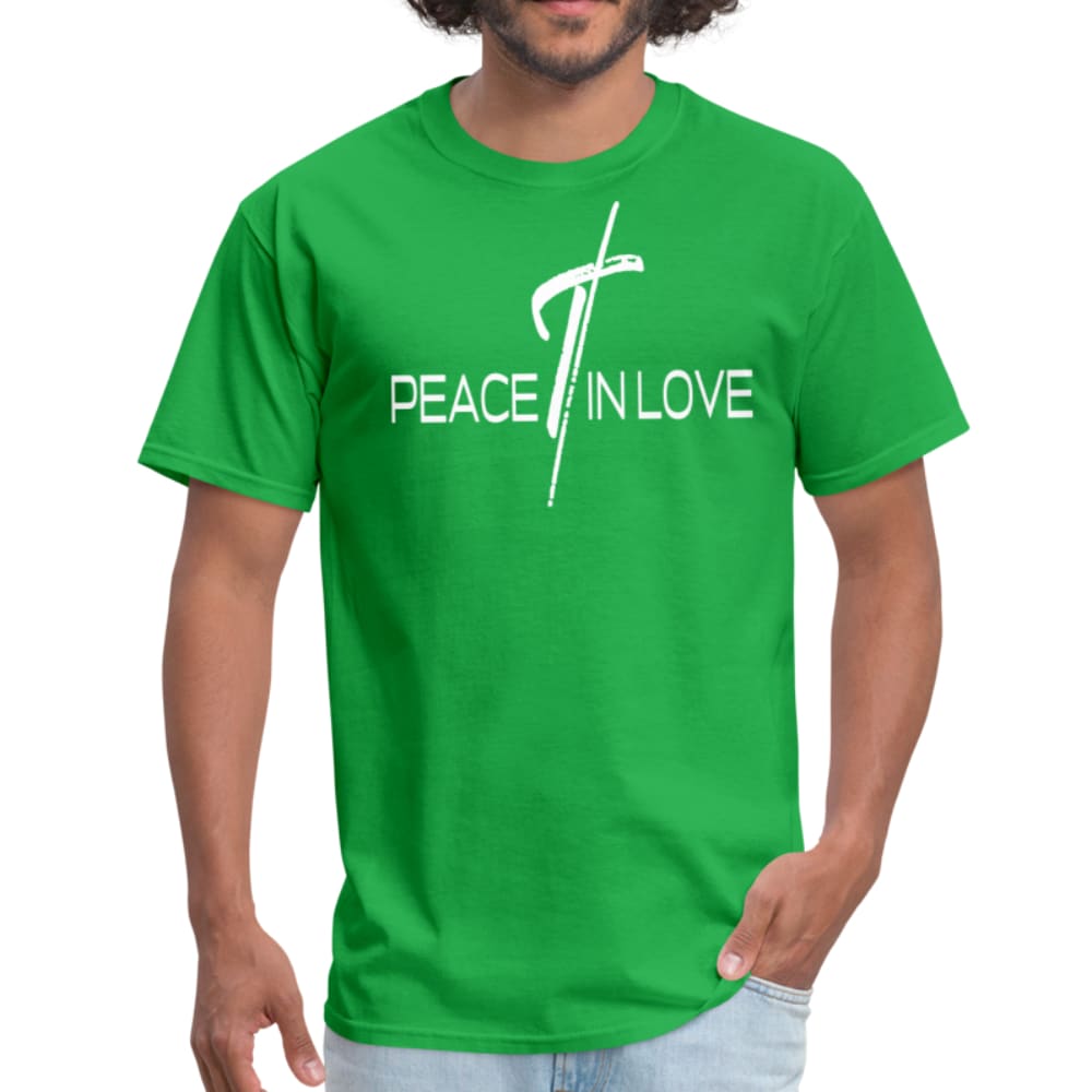 Men's T-shirt, Peace In Love  Graphic Tee by inQue.Style