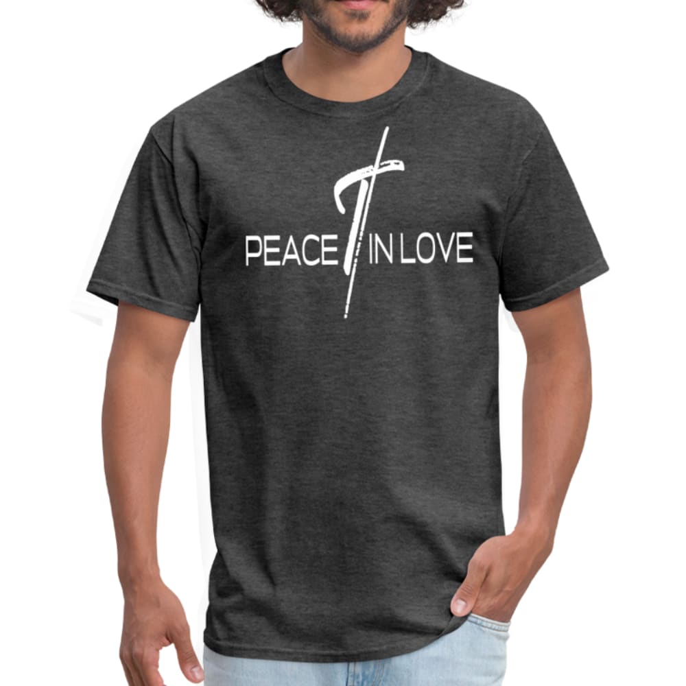 Men's T-shirt, Peace In Love  Graphic Tee by inQue.Style