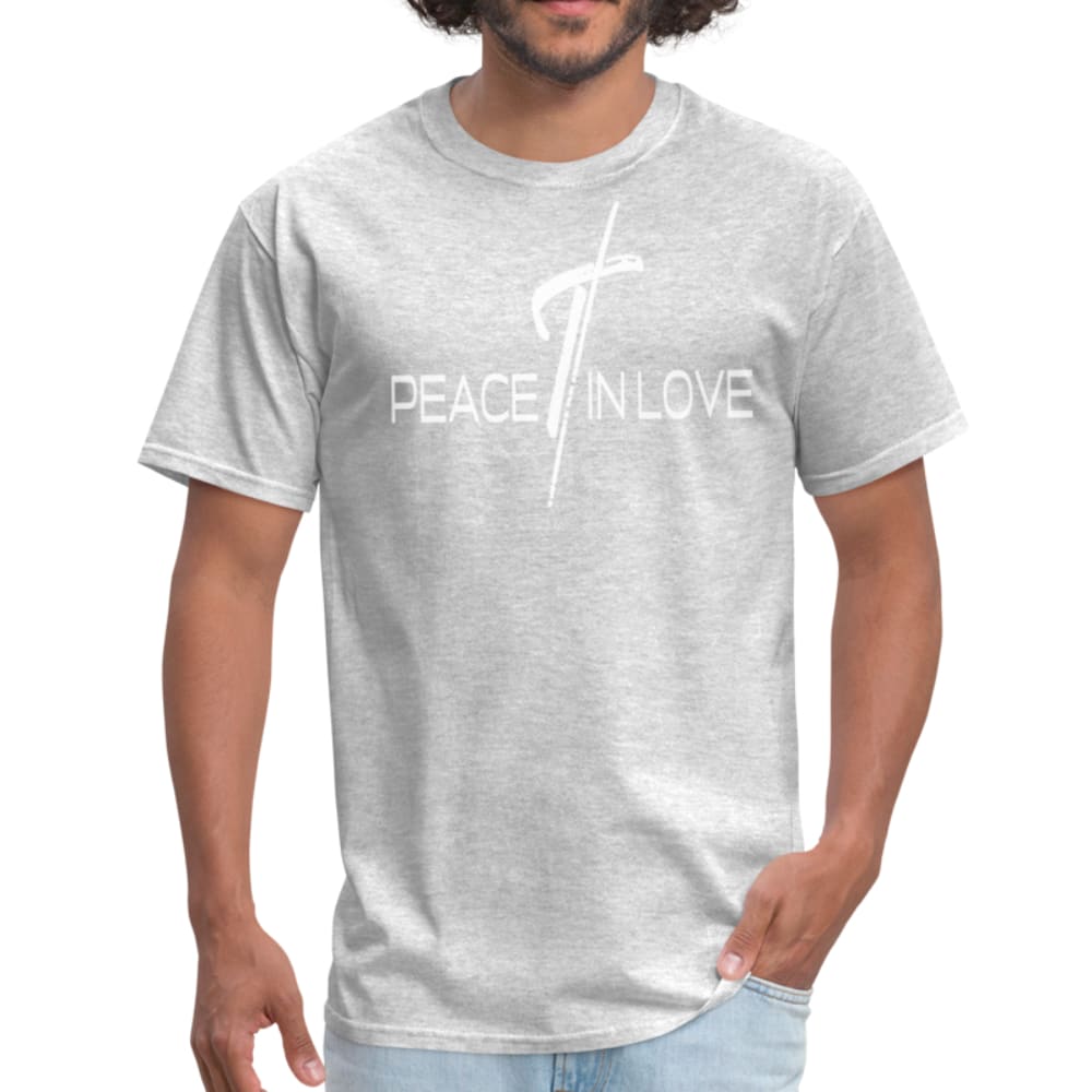 Men's T-shirt, Peace In Love  Graphic Tee by inQue.Style