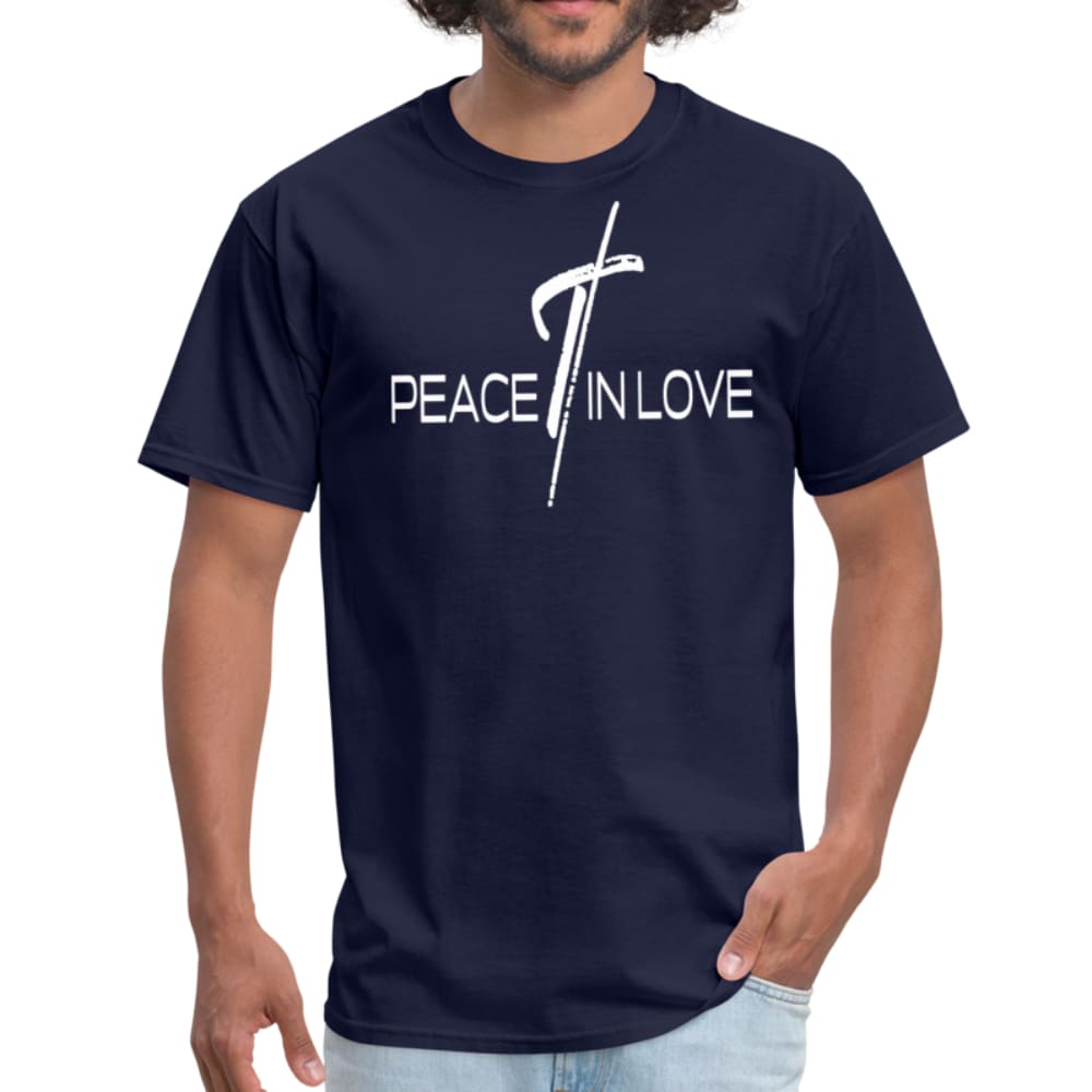 Men's T-shirt, Peace In Love  Graphic Tee by inQue.Style