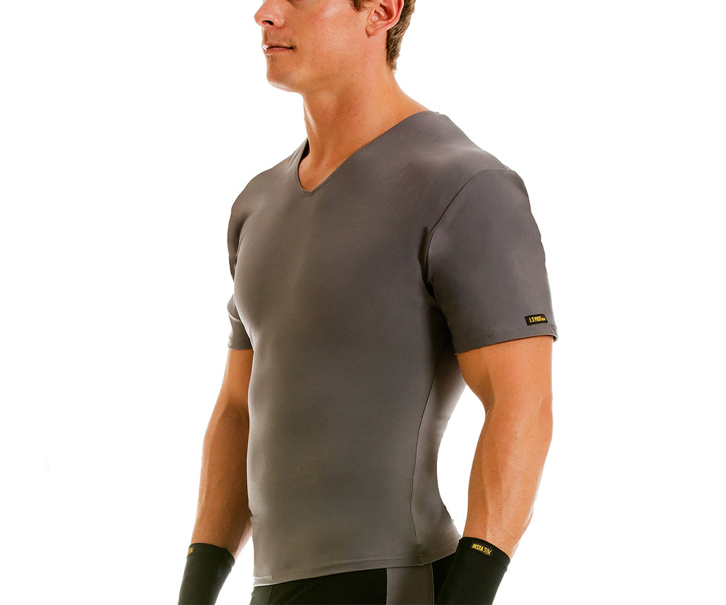 Insta Slim I.S.Pro USA Big & Tall Compression V-Neck VA0001BT by InstantFigure - InstaSlim - InstantRecoveryMD