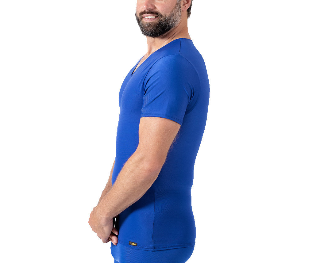 Insta Slim I.S.Pro USA Big & Tall Compression V-Neck VA0001BT by InstantFigure - InstaSlim - InstantRecoveryMD