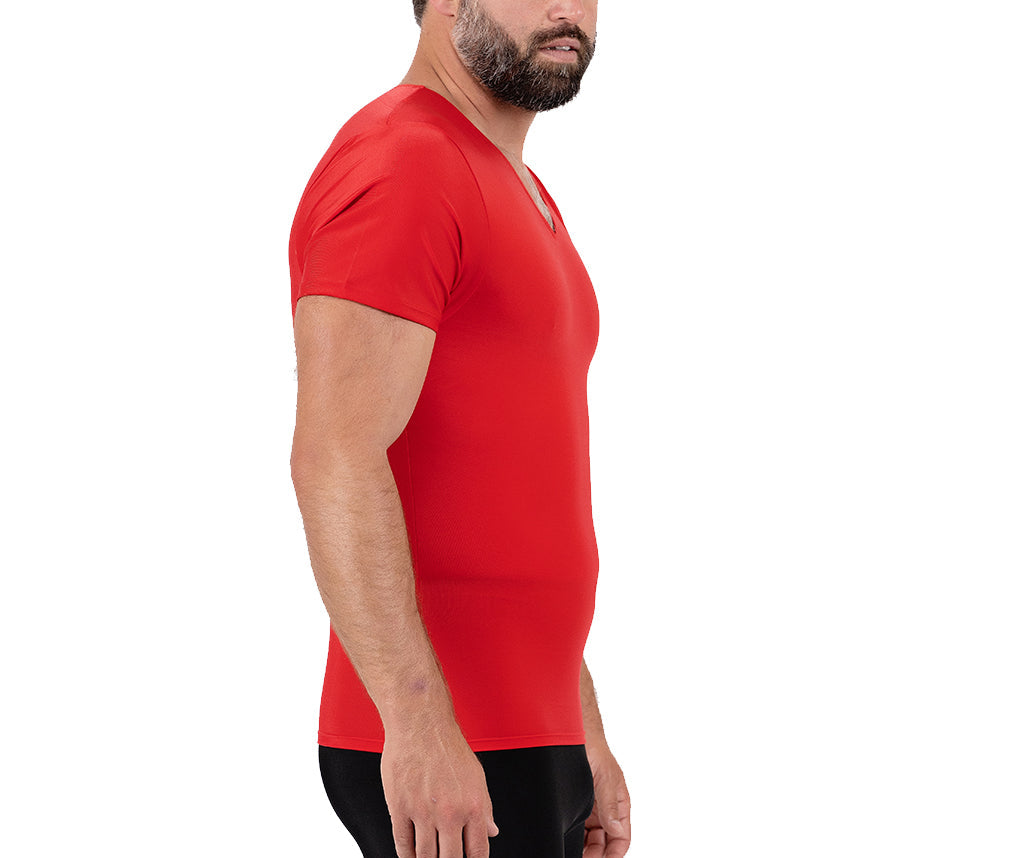 Insta Slim I.S.Pro USA Big & Tall Compression V-Neck VA0001BT by InstantFigure - InstaSlim - InstantRecoveryMD